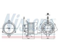 NISSENS 87579 Interior Blower