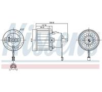 NISSENS 87610 Interior Blower