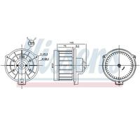 NISSENS 87615 Interior Blower