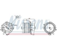 INTERIOR BLOWER 87622 FOR PEUGEOT BOXER/Bus/Van/Platform/Chassis CITROËN 2.2L