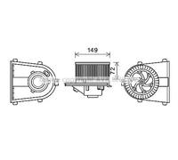AVA Blower Fan AI8378 for SEAT AROSA (1997) 1.0 etc