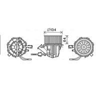 PRASCO AI8391 Heater blower motor