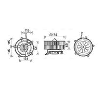 Blower fan BW8478 AVA QUALITY COOLING for BMW ROLLS-ROYCE