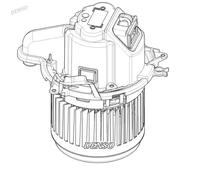 Denso Cabin Blower Fan - DEA23022