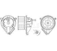 MAHLE AB 271 000S Blower motor