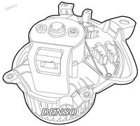 Blower fan for left-hand drive vehicles DEA01011 DENSO for ALFA ROMEO MITO