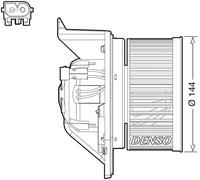 DENSO DEA05005 Interior Blower