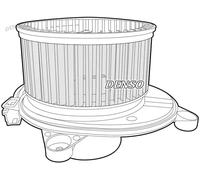 Air blowe DENSO DEA06001 for CHRYSLER PT CRUISER (PT_) 2 2000-2004