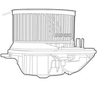 Blower fan for left-hand drive vehicles DEA07009 DENSO for CITROËN PEUGEOT