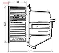 2x ✅Fits DENSO DEA07027 Air blower DEA07027 Air blower fits: CITROEN ⭐UK Seller⭐
