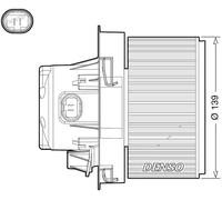 DENSO DEA21012 Blower motor