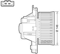 DENSO DEA21014 Interior Blower