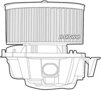 INTERIOR BLOWER DEA23014 FOR RENAULT MODUS/GRAND K9K750/752/768/772/764 1.5L