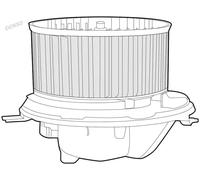 Blower fan for left-hand drive vehicles DEA32002 DENSO for VW SEAT SKODA AUDI