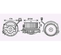 PRASCO VN8399 Heater blower motor