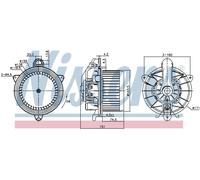 Blower For FORD B-MAX 1.5 TDCI 08/12- ECOSPORT 1.0 ECOBOOST 10/13-