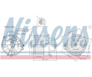 Blower For MINI MINI COOPER 2.0 S 12/13- MINI ONE 1.5 D 03/14- BMW