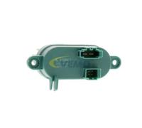 Blower regulator resistor for vehicles with front and rear air conditioning VEMO