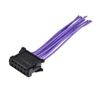Blower Resistor Connector, Qiilu Blower Resistor Connector & Wiring Harness for Megane 02-16 7701209803 7701060001
