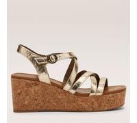 Blowfish Malibu Aurora Wedge Sandal BLACK SIZE 4