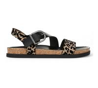 Blowfish Malibu Lance - Women's Leopard Brown Footbed Flat Sandals - UK 8