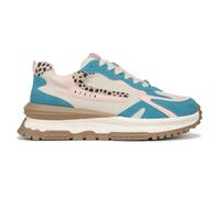 Blowfish Malibu Leo - Women's Pink Blue Retro Lace-Up Sneakers - UK 3