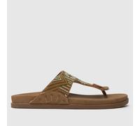 Blowfish Malibu Lyric Beaded Sandals in Brown UK 4 (EU 37)