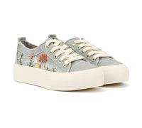 Blowfish Malibu Sadie Sun Women's Grey/Floral Trainers - UK 3 / EU 36 / US 6
