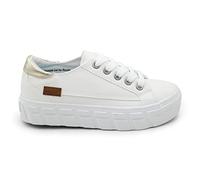 Blowfish Malibu Sidekick Platform Trainer, White Champagne, UK 7