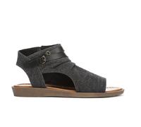 Blowfish Malibu Women’s Charcoal Black Denver Strappy Low Wedge Comfort Sandals