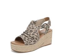 Blowfish Malibu Women's Amira Wedge Sandals, White Suede, Medium Fit, UK 5