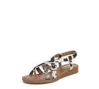 Blowfish Malibu Women's April Flat Sandals, Light Cow Print/Bronze, Medium Fit, UK 6