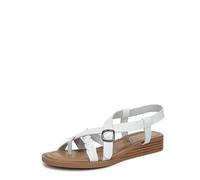 Blowfish Malibu Women's April Flat Sandals, White, Medium Fit, UK 4