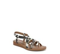 Blowfish Malibu Women's April Flat Sandals, Light Cow Print/Bronze, Medium Fit, UK 5