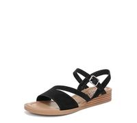 Blowfish Malibu Women's Arrow Flat Sandals, Black Nubuck, Medium Fit, UK 5