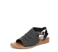 Blowfish Malibu Women's Aspire Flat Sandals, Black, Medium Fit, UK 9