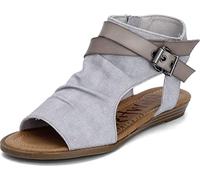Blowfish Malibu Women's Balla4Earth Sandal, Shelll Recycled Plastic/Smoke, 4.5 UK