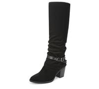 Blowfish Malibu Women's Carey Knee High Boot, Microsuede Black, Medium Fit, UK 4