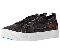 Blowfish Malibu Women's Clay Sneaker, Black Smoked 16oz Canvas, 4 UK