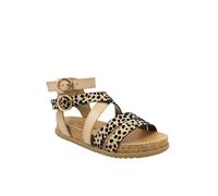 Blowfish Malibu Womens Fandie-B Gladiator Sandal, Leopard/Sand, UK 5