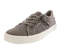 Blowfish Malibu Women's Fruit Sneaker, Wolf Grey Smoked Oz Canvas, 7 UK