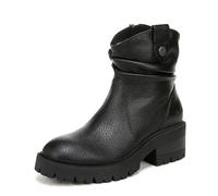 Blowfish Malibu Women's Juniper Ruched Zip Boot, Black, UK 7