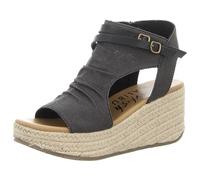 Blowfish Malibu Womens Lacey-C-Rope Wedge Sandal, Black, UK 3
