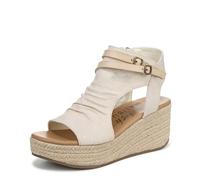 Women's Blowfish Malibu Lacey Women's Bone Denim Sandals - Cream - Size: UK 8 / eu 41 / us 10.5