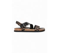 Blowfish Malibu Womens Lance Leopard Footbed Sandals - - Size: 5