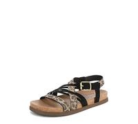 Blowfish Malibu Women's Light Up Flat Sandals, Black Sand, Medium Fit, UK 8