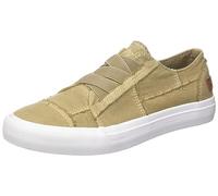 Blowfish Malibu Women's Marley Sneaker, Cream Coffee Color Washed, 6 UK