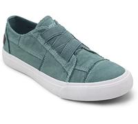 Blowfish Malibu Women's Marley Sneaker, Sea Foam Color Washed Canvas, 5.5 UK