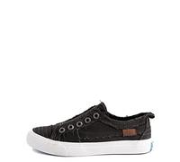 Blowfish Malibu Women's Play Sneaker, Black Smoked Canvas, 4 UK
