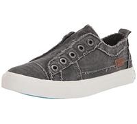 Blowfish Malibu Women's Play Sneaker, Graphite Smoked 16oz Canvas, 4 UK